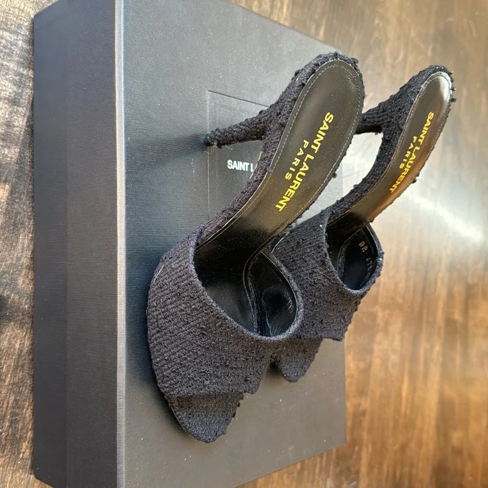 EUC Saint Laurent LA 16 boucle Mules - Picture 4 of 9